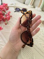 عینک گربه ای طلایی کد 2059 - Image 4